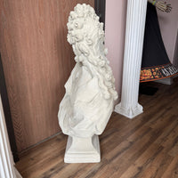 Louis XIV Stone Bust Life Size Statue