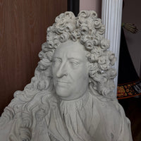 Louis XIV Stone Bust Life Size Statue