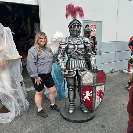 Knight In Armor Life Size Statue - LM Treasures 