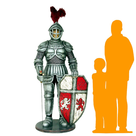 Knight In Armor Life Size Statue - LM Treasures 