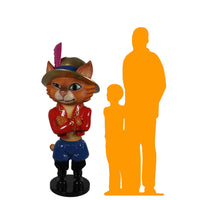 Comic Cat Standing Life Size Statue