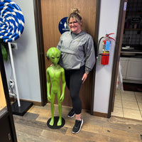 Green Alien Roswell Life Size Statue