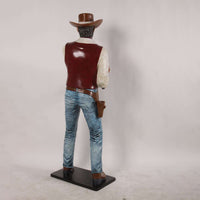 Gunslinger Cowboy Life Size Statue