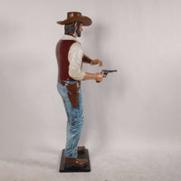 Gunslinger Cowboy Life Size Statue