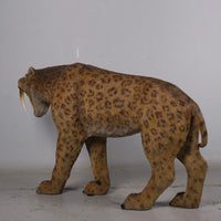 Smilodon Saber Tooth Life Size Statue