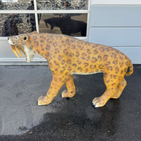 Smilodon Saber Tooth Life Size Statue