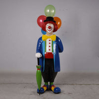 Clown With Balloons Life Size Statue - LM Treasures 
