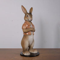 Rob The Bunny Rabbit With Short Jacket Statue - LM Treasures 