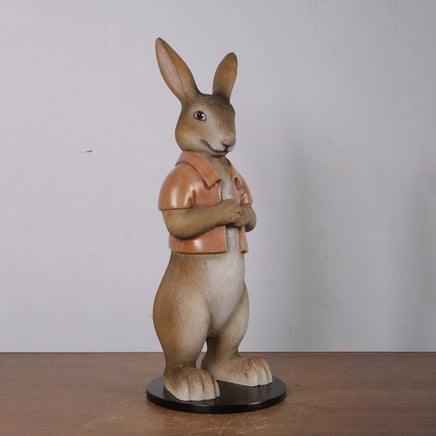 Rob The Bunny Rabbit With Short Jacket Statue - LM Treasures 