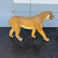 Lioness Walking Life Size Statue