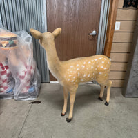 Doe Fallow Deer Life Size Statue