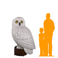 Snow Owl Over Sized Statue