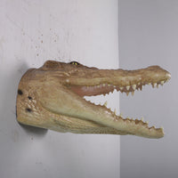 Crocodile Head Wall Decor Statue