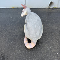 Wallaby Kangaroo Crouching Life Size Statue