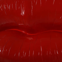 Lips Red Wall Decor Prop Resin Statue