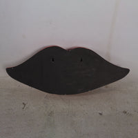 Lips Red Wall Decor Prop Resin Statue