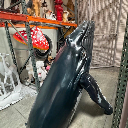 Breaching Humpback Whale Life Size Statue - LM Treasures 