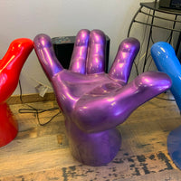 Purple Hand Chair Life Size Statue