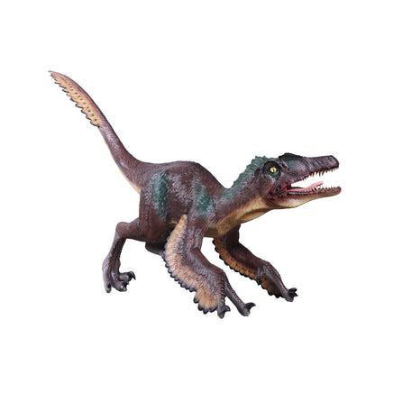 Feathered Velociraptor Dinosaur Life Size Statue