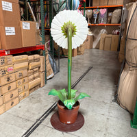 Large Daisy In Pot Over Sized Flower Statue