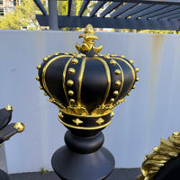 Black King Chess Piece Life Size Statue