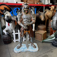 Mythical Soldier Standing Life Size Statue