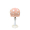 Large Pastel Peach Round Mushroom Statue