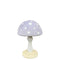 Small Pastel Purple Round Mushroom Statue