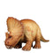 Orange Triceratops Baby Dinosaur Life Size Statue