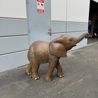 Walking Baby Elephant Calf Statue