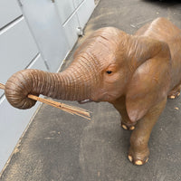 Walking Baby Elephant Calf Statue