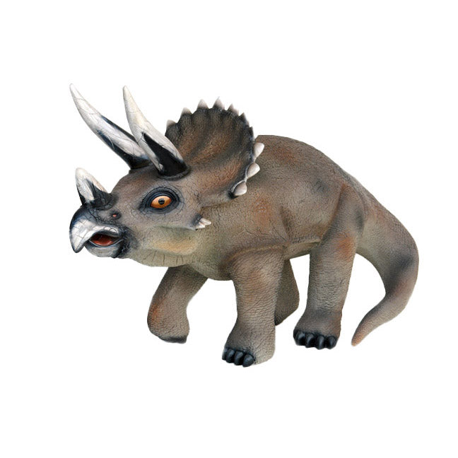 Medium Walking Triceratops Dinosaur Statue | LM Treasures