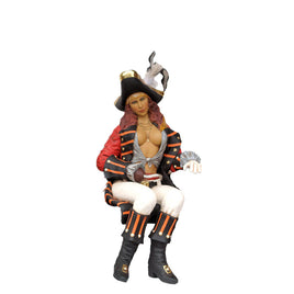 Lady Pirate Sitting Life Size Statue - LM Treasures 