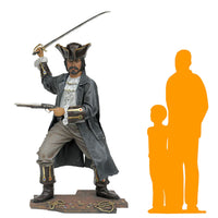 Buccaneer Pirate Life Size Statue