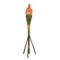 Fire Torch With Stand Life Size Statue