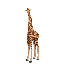 Giraffe Standing Life Size Statue