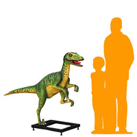 Deinonychus On Base Life Size Statue