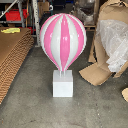 Medium Pink Hot Air Balloon Over Sized Statue - LM Treasures 