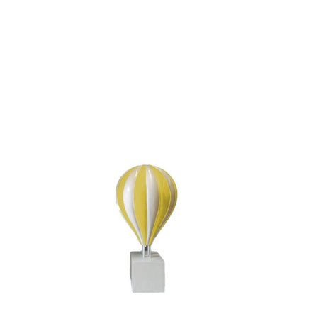 Medium Yellow Hot Air Balloon Over Sized Statue - LM Treasures 