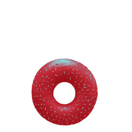 Large Donut Red with Sprinkles Over Sized Statue - LM Treasures 