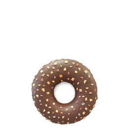 Large Donut Chocolate with Nuts Over Sized Statue - LM Treasures 