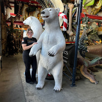 Standing Polar Bear Statue