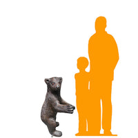 Baby Grizzly Bear Life Size Statue