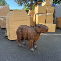 Capybara Mama Life Size Statue