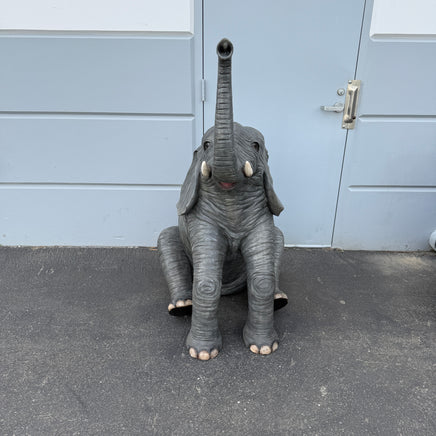 Sitting Elephant Statue - LM Treasures 