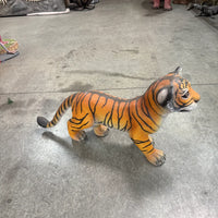 Standing Bengal Tiger Cub Life Size Statue