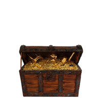 Treasure Chest Life Size Statue