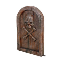 Gravestone With Skull Tombstone Statue