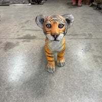 Standing Bengal Tiger Cub Life Size Statue