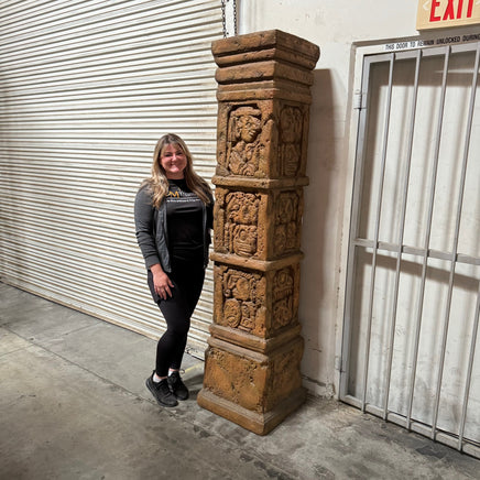 Column Aztec Pilaster Greek Roman Prop Resin Decor - LM Treasures 